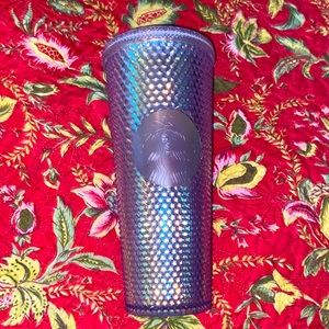 Starbucks cold cup 24oz studded holographic